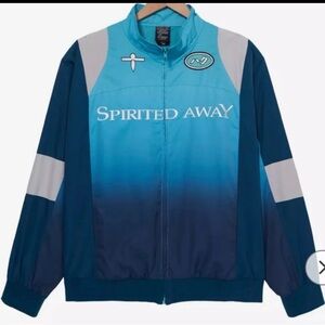 Spirited Away Gradient Blue Bomber Jacket